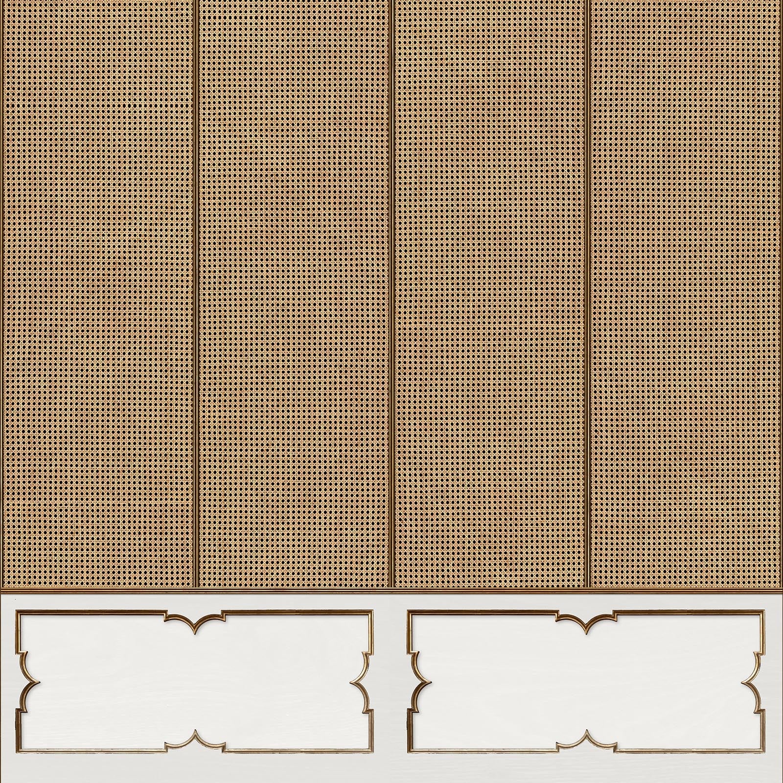Tapet designer Wainscoting, White by Mr & Mrs Vintage, NLXL, 2.37mp/rola 2.37mp/rola